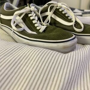 Vans Old Skool Suede Shoes - Green